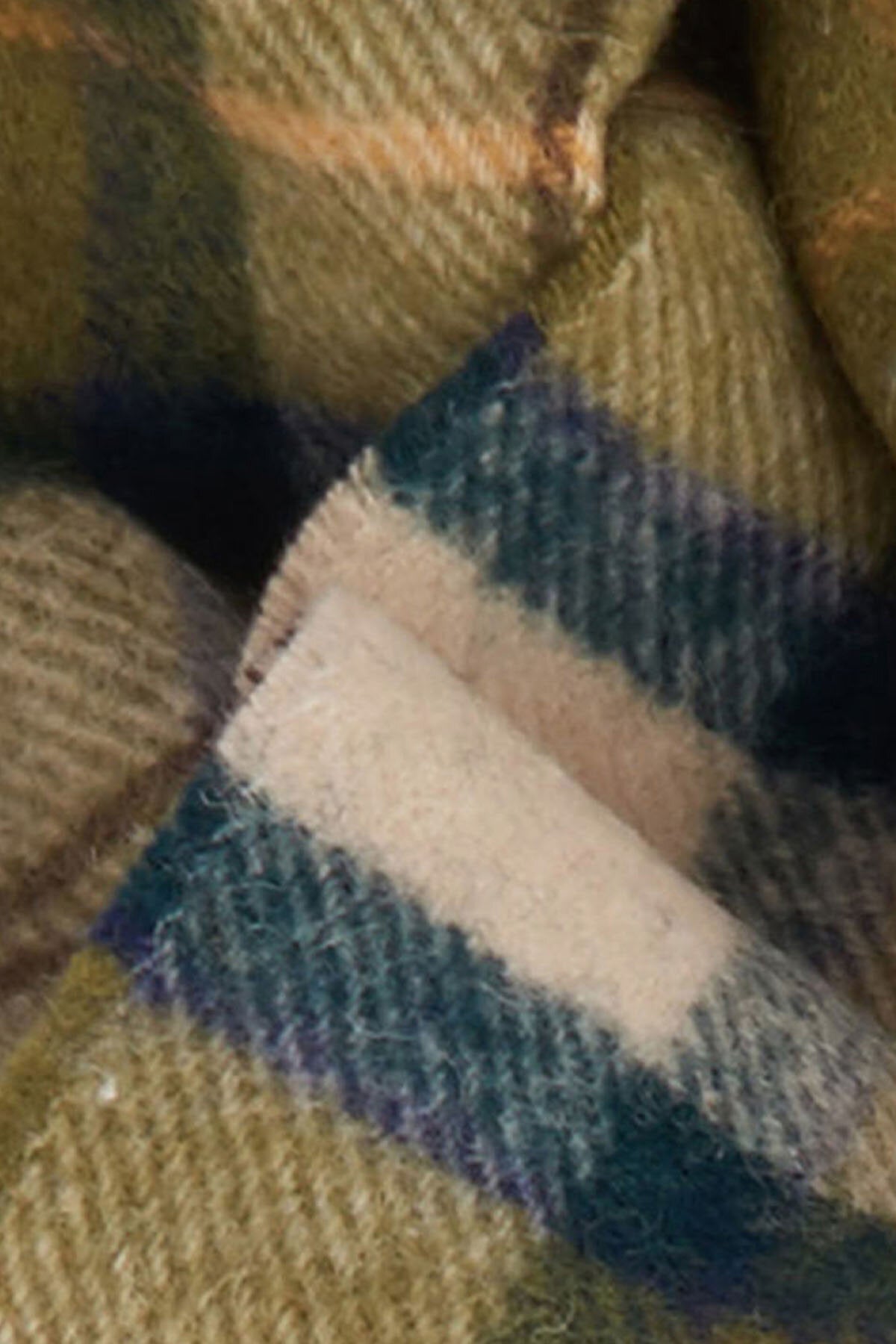 Tartan Lambswool Scarf - ANCIENT
