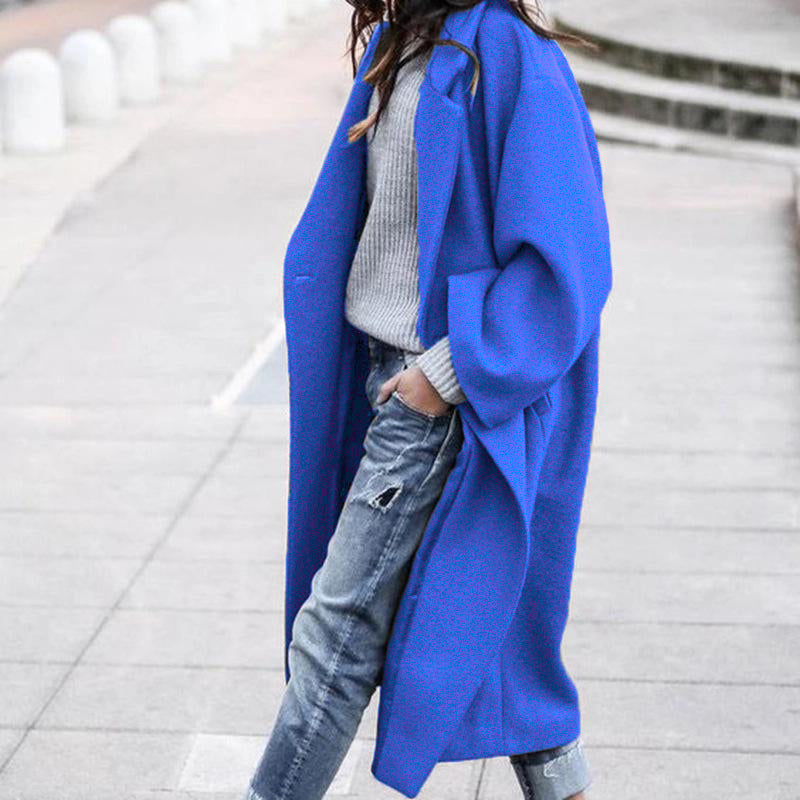 🔥Plus que 36 en stock - Coupe-vent chaud rétro oversize décontracté de couleur unie