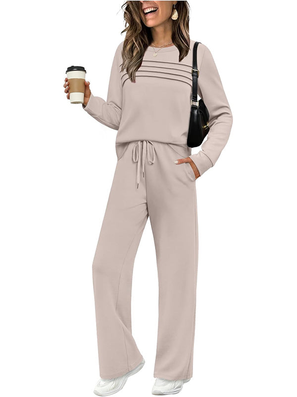 RÄUMUNGSVERKAUF🔥 Damen 2-teilige Sweatshirt Freizeit- und Reise-Outfits