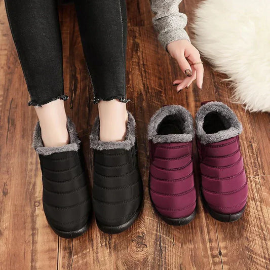 Bottes chaudes orthopédiques imperméables pour femmes