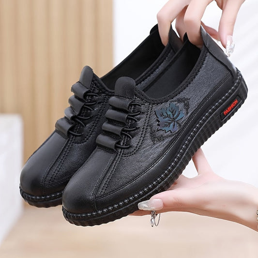 🔥Dernier jour de promotion -50 % - Chaussures orthopédiques en cuir faites à la main à semelle souple et confortable pour femmes