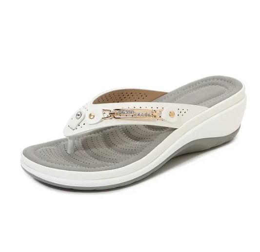 ⏰Tongs et Sandales Confortables à Coussin et Support Plantaire pour Femmes
