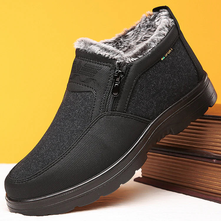 Herren Orthopädische Warme Schneestiefel Wasserdicht Rutschfeste Winter Fleece Schuhe