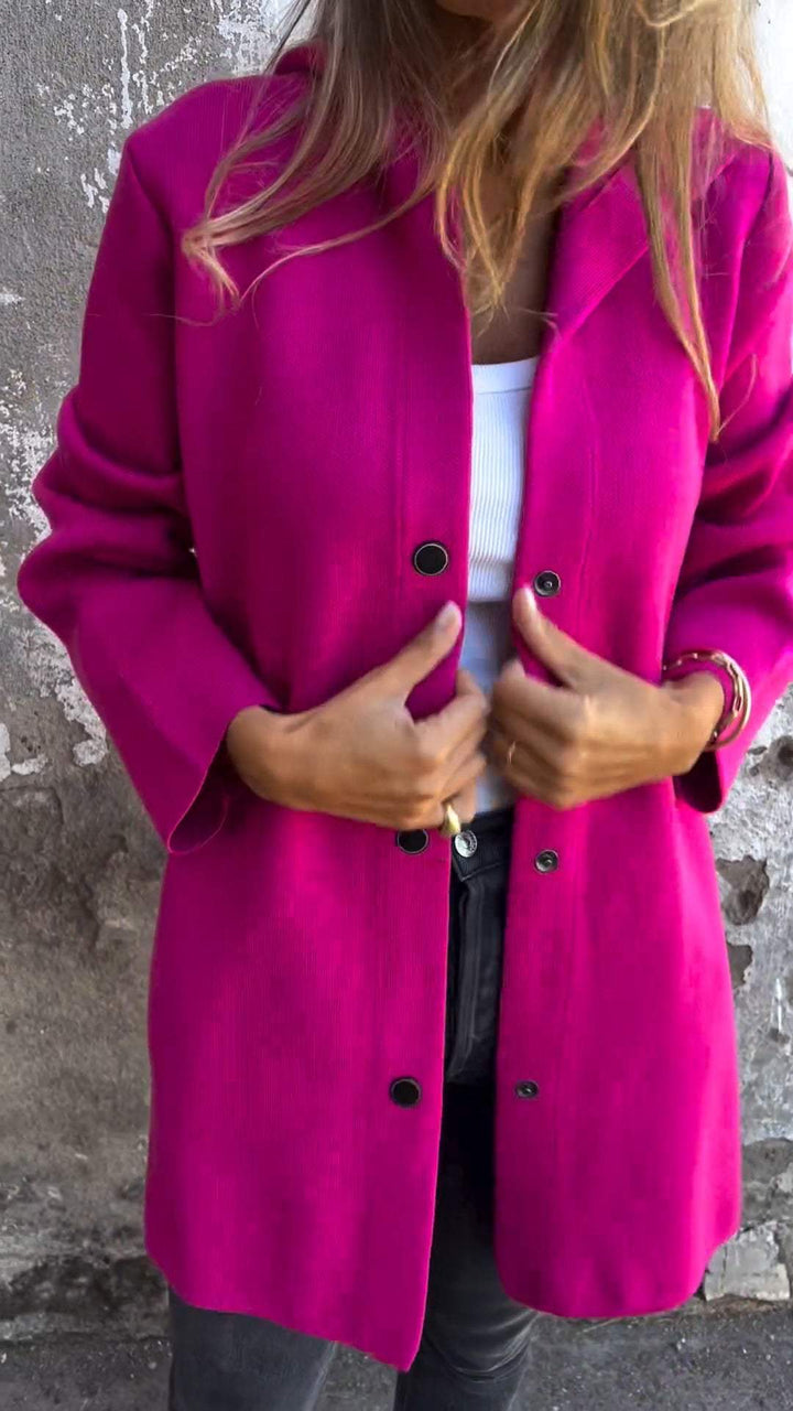 RÄUMUNGSVERKAUF🔥 Freizeitjacke mit Kapuze und einer Knopfleiste
