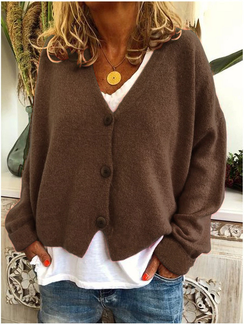 🔥SEULEMENT 36 RESTENT EN STOCK - MANTEAU FEMME EN LAINE DE COTON À COL ROND ET MANCHES LONGUES