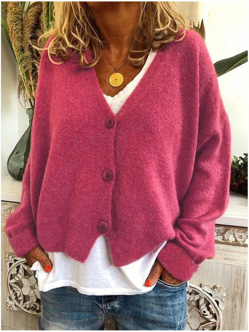 🔥SEULEMENT 36 RESTENT EN STOCK - MANTEAU FEMME EN LAINE DE COTON À COL ROND ET MANCHES LONGUES