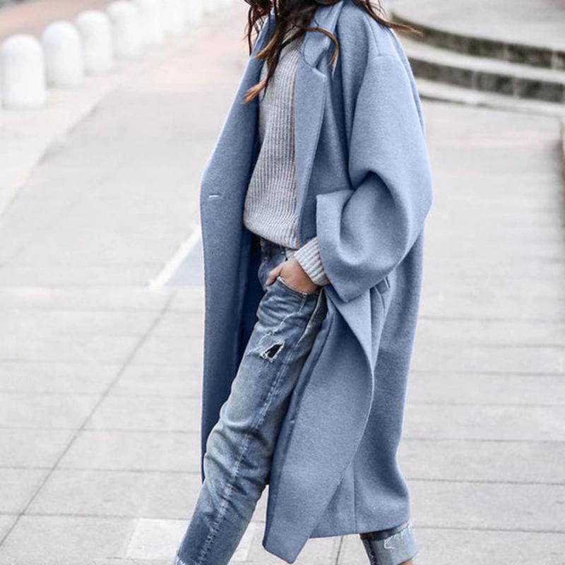 🔥Plus que 36 en stock - Coupe-vent chaud rétro oversize décontracté de couleur unie