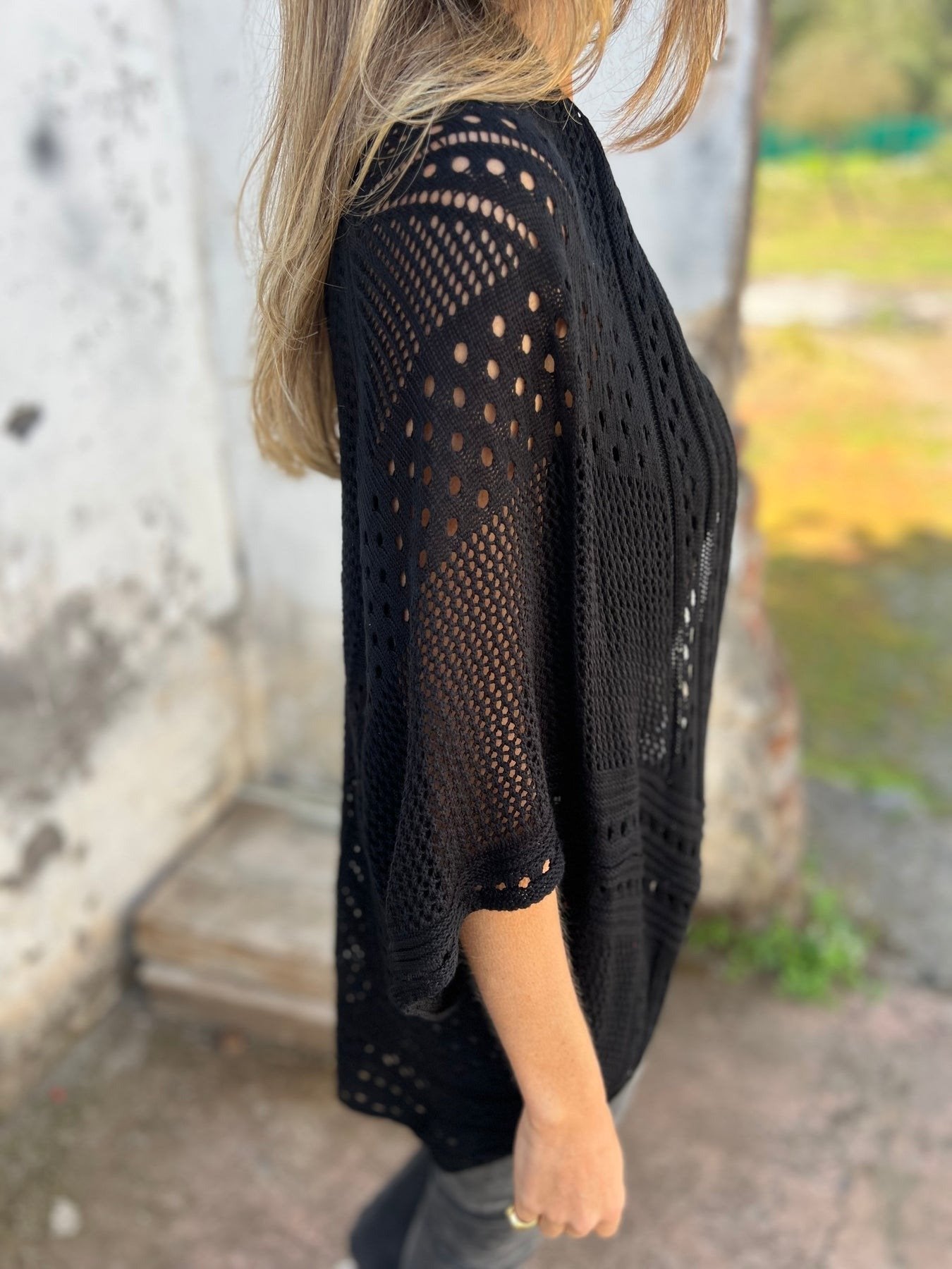 LIQUIDATION🔥Gilet femme creux demi-manches