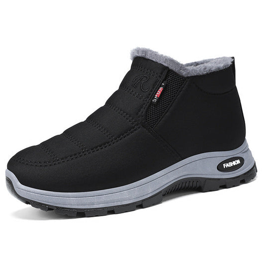 Bottes d'hiver à enfiler doublées de polaire pour femme – Chaudes, imperméables et antidérapantes