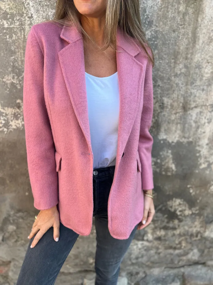 🔥NEUHEIT- 48% RABATT- Damen Baumwoll-Revers Langarm Freizeitjacke