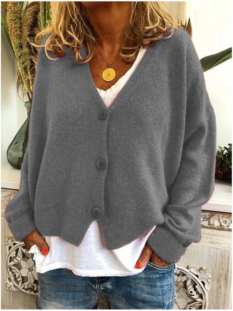 🔥SEULEMENT 36 RESTENT EN STOCK - MANTEAU FEMME EN LAINE DE COTON À COL ROND ET MANCHES LONGUES