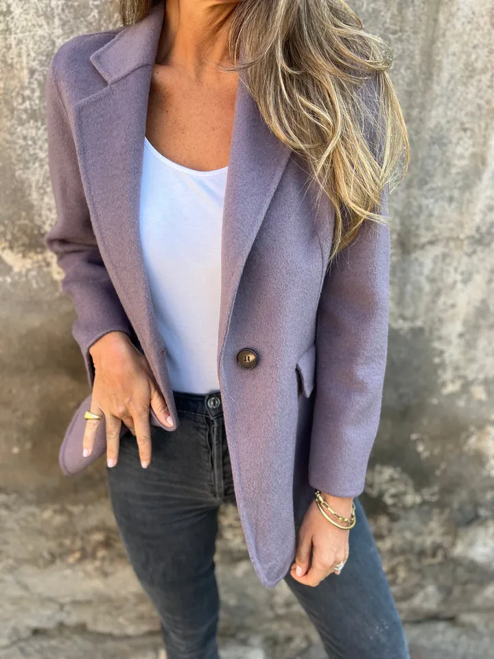 🔥NEUHEIT- 48% RABATT- Damen Baumwoll-Revers Langarm Freizeitjacke