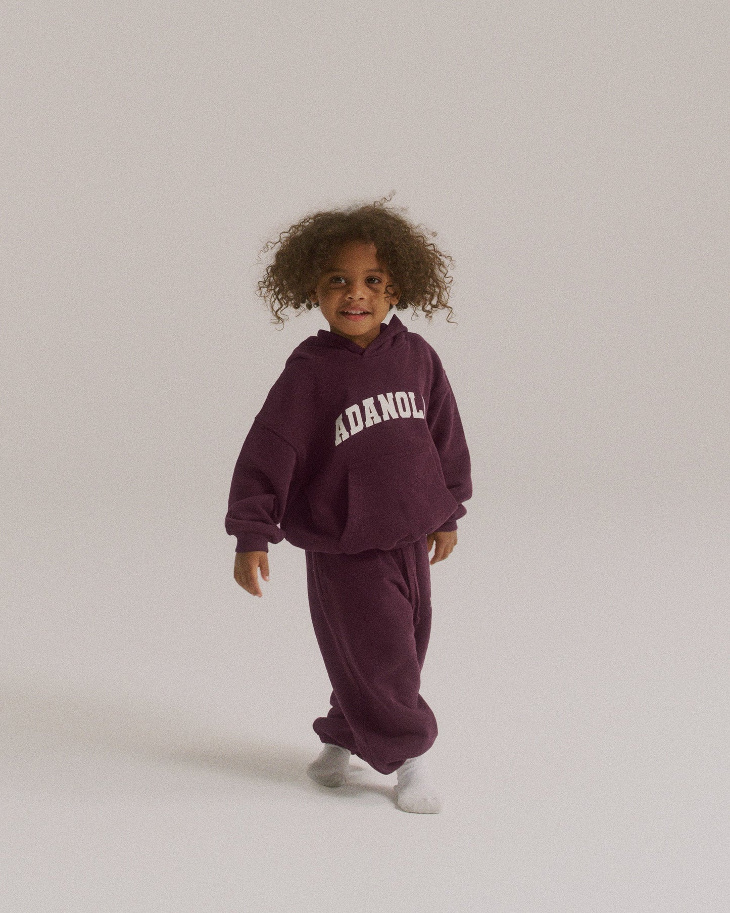 Mini Varsity Sweatpants - Dark Cherry