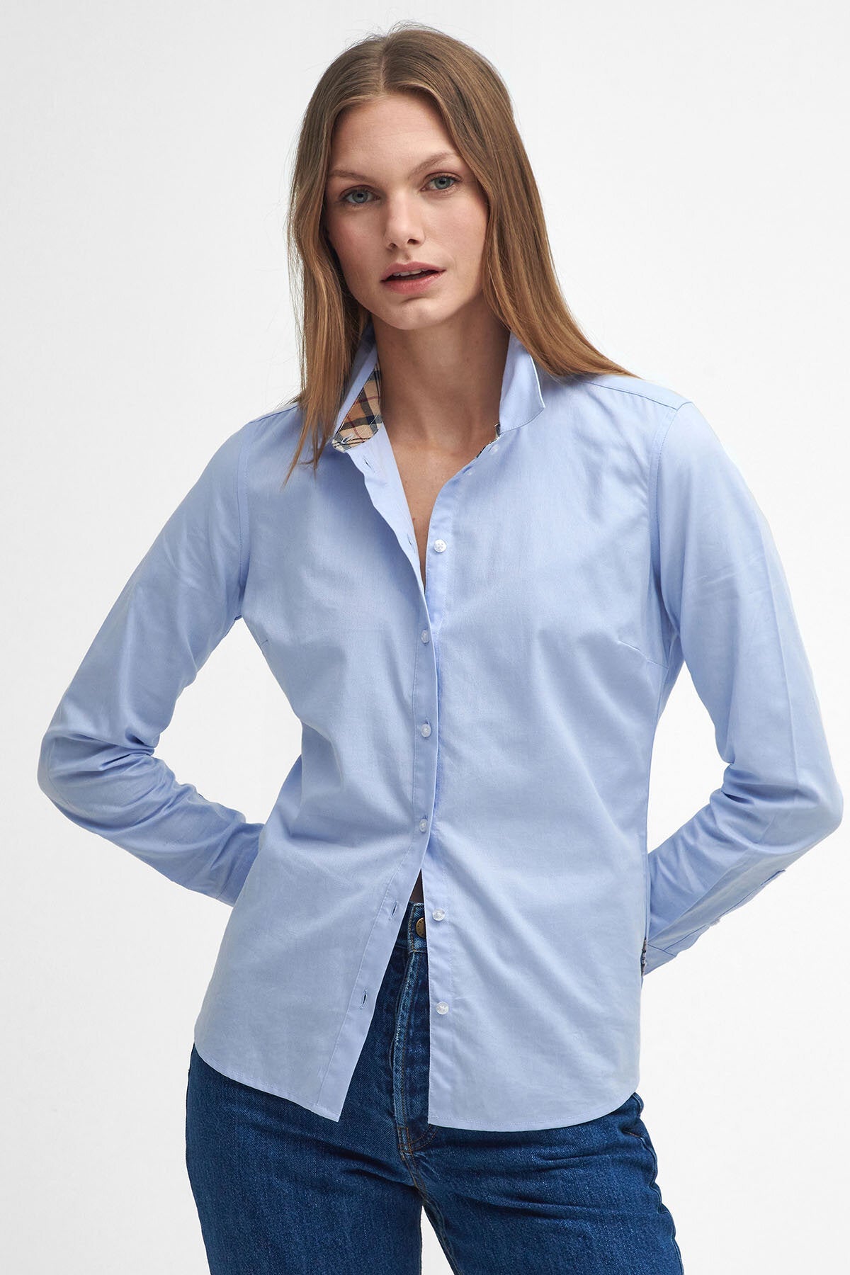 Derwent Shirt - PALE BLUE/HESSIAN TA