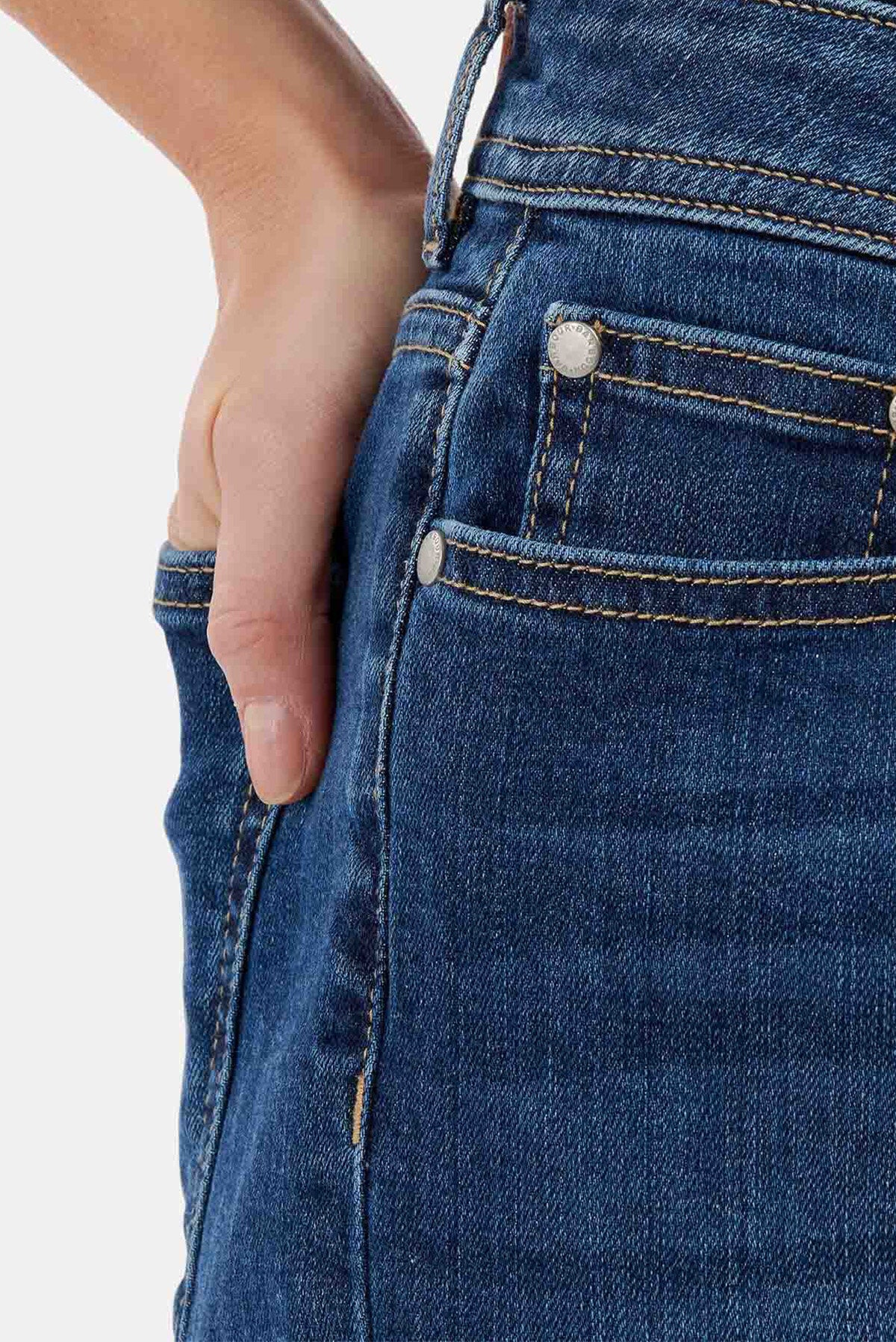 Maddison denim Shorts - AUTHENTIC WASH
