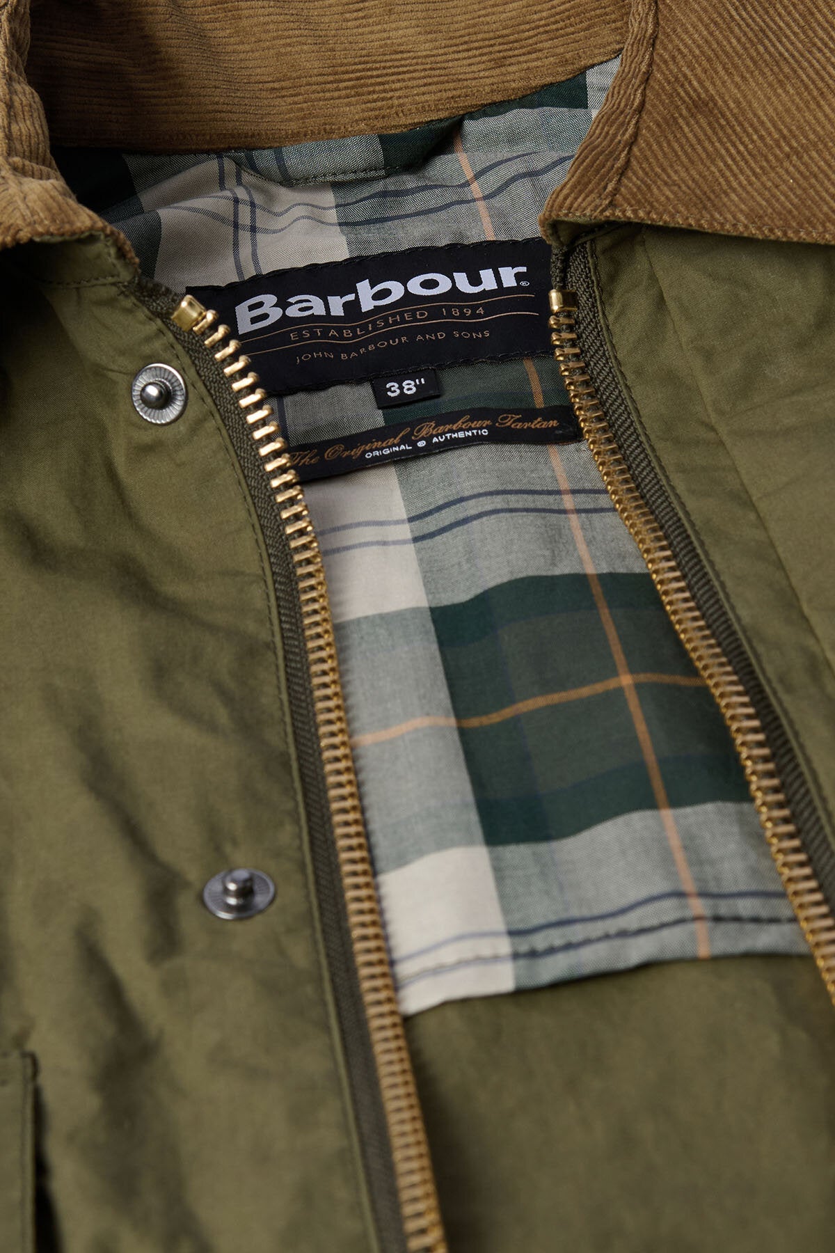 Sugarlump Bedale Casual Jacket - DUSKY GREEN