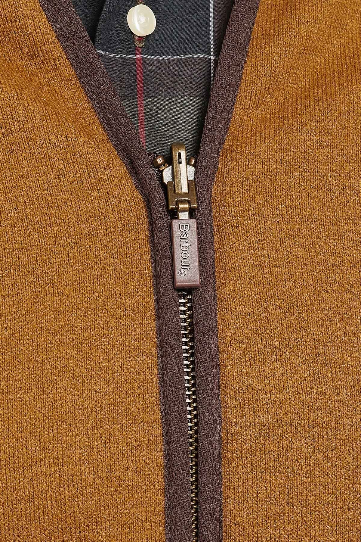 Warm Pile Waistcoat Zip-In Liner - BROWN