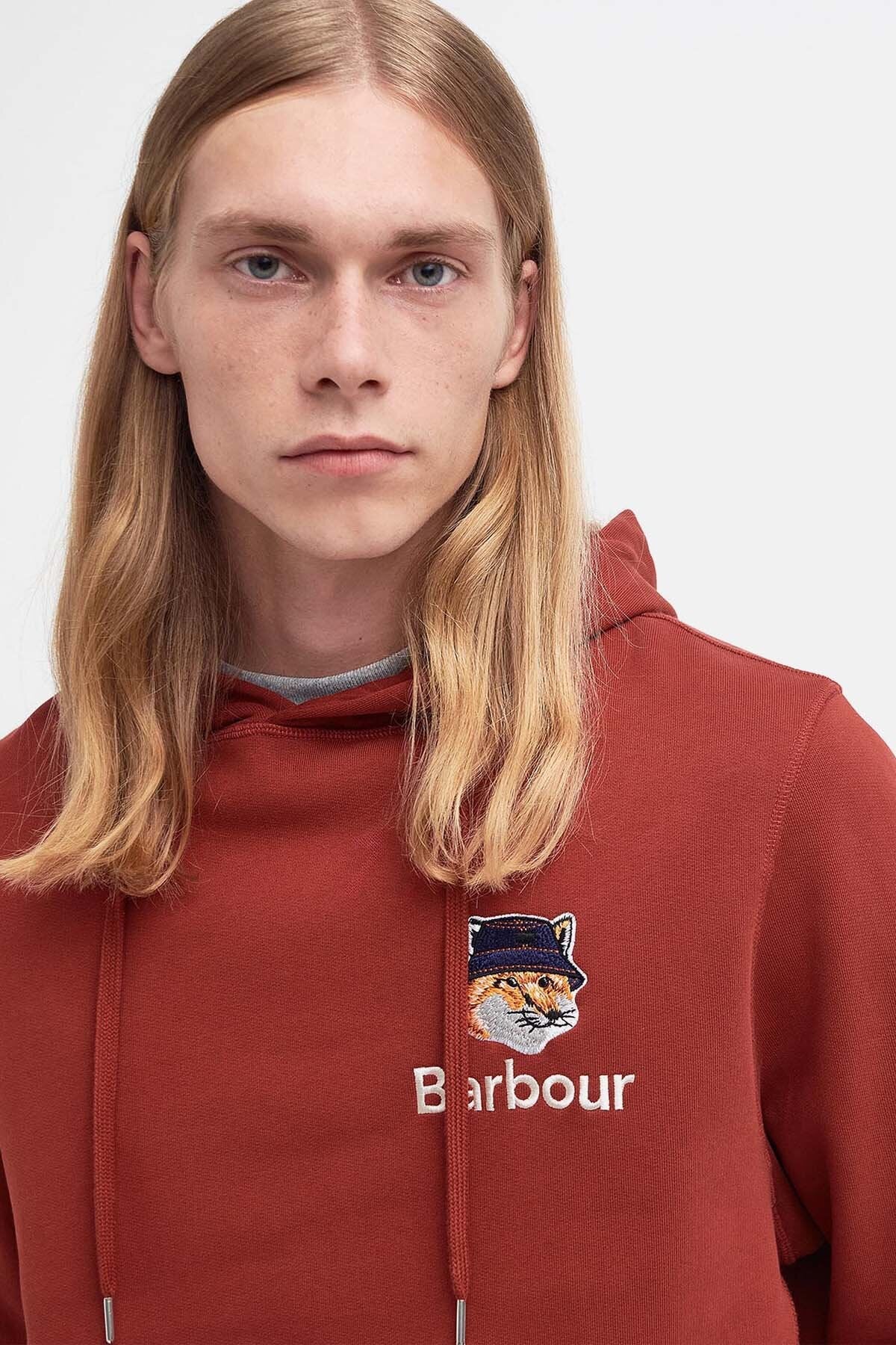 Fox Head Hoodie - BURNT HENNA