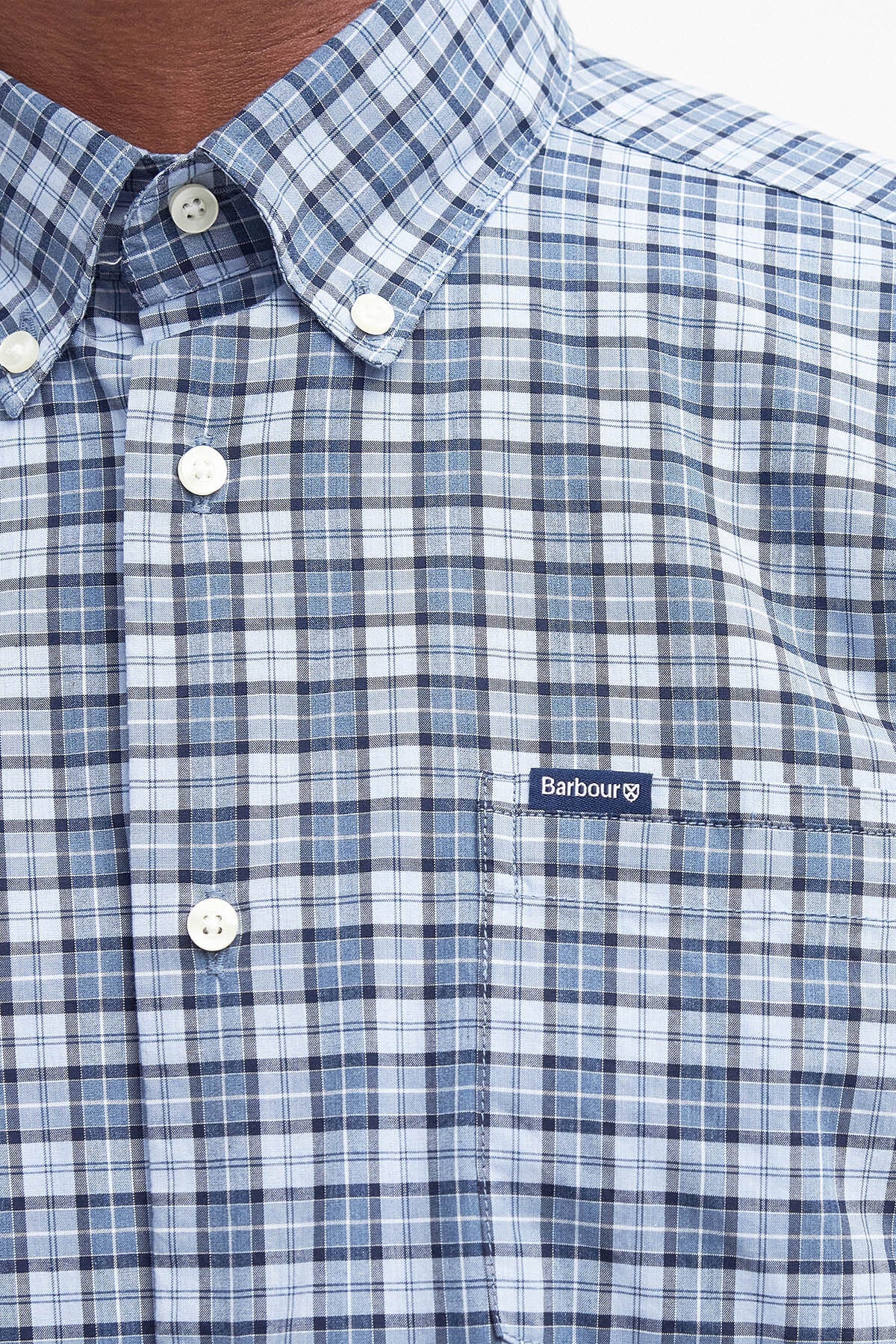 Lomond Tailored Long-Sleeved Shirt - BERWICK BLUE TARTAN