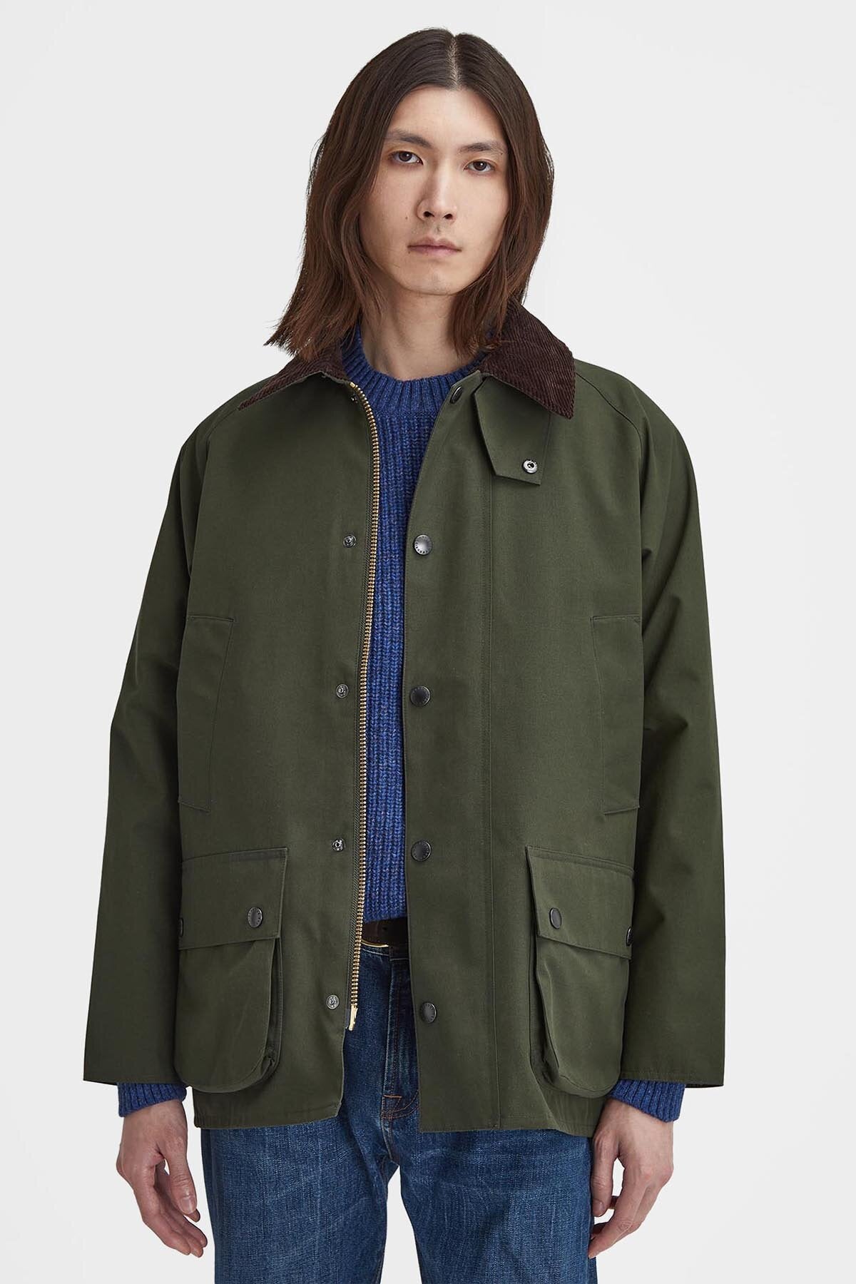 Classic Bedale Showerproof Jacket - SAGE