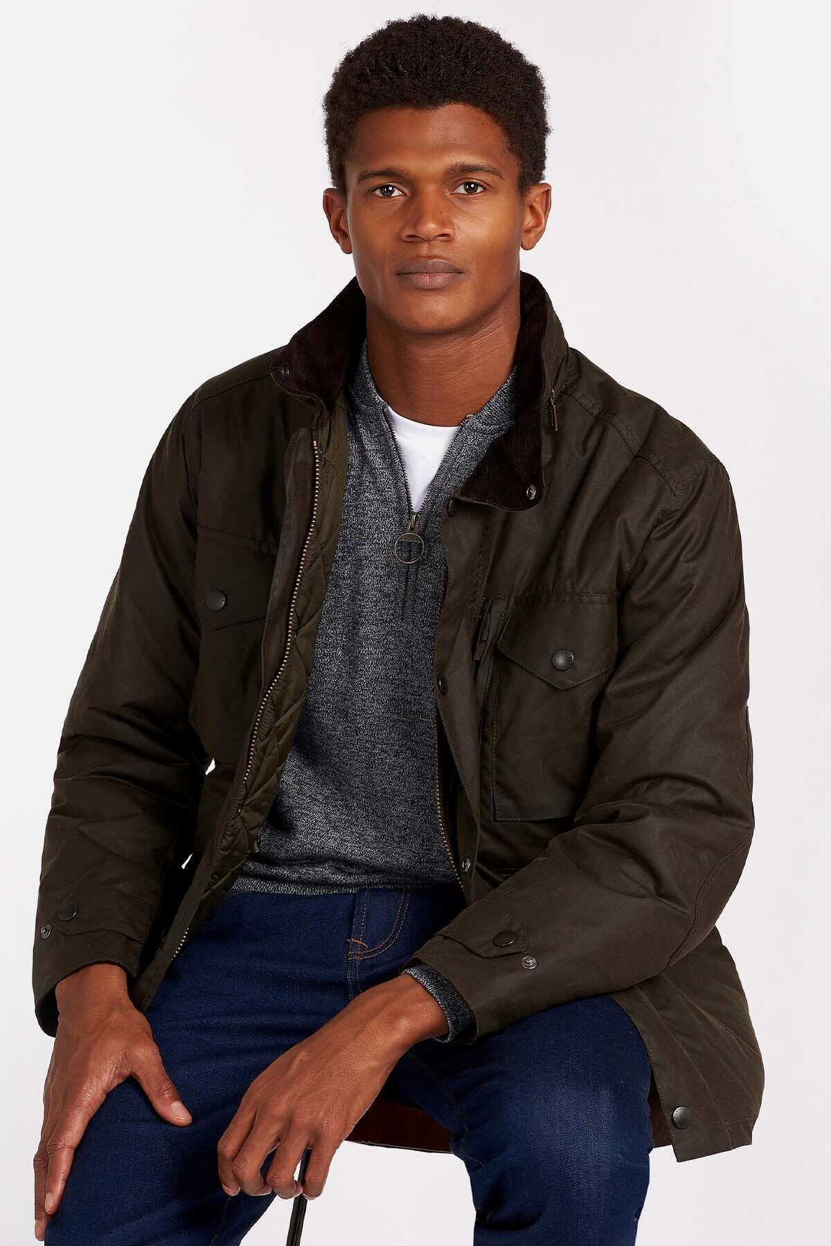 Sapper Wax Jacket - OLIVE/CLASSIC