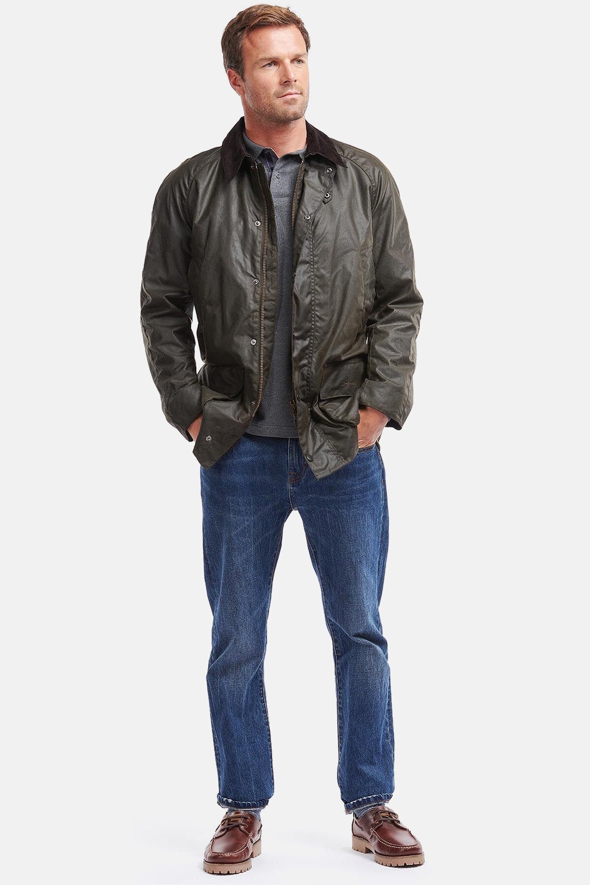 Bristol Wax Jacket - OLIVE