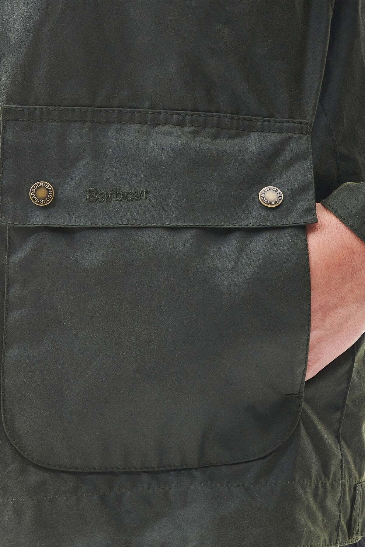 Bedale Short Wax Jacket - FERN