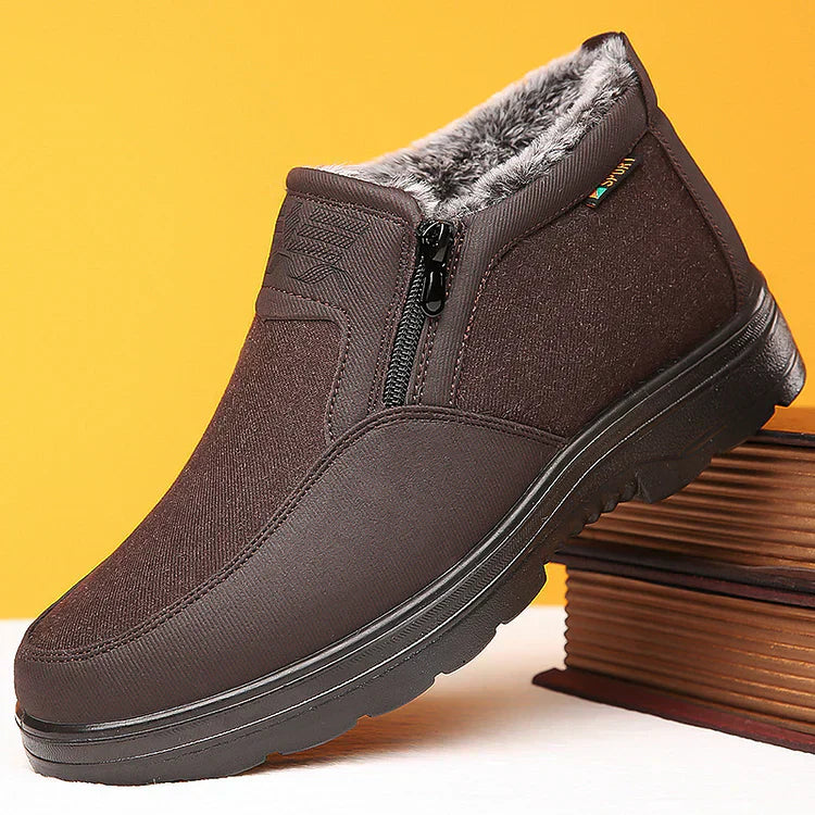 Herren Orthopädische Warme Schneestiefel Wasserdicht Rutschfeste Winter Fleece Schuhe