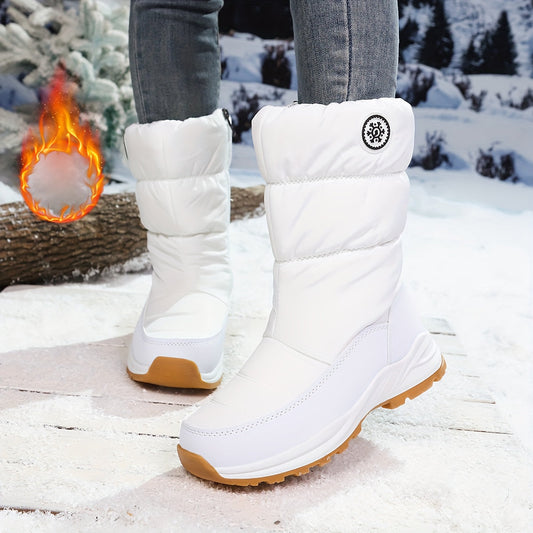 🔥Dernier Jour de Promotion 50% de Réduction - Bottes de Neige Mi-Mollet Hiver Femme de Haute Qualité