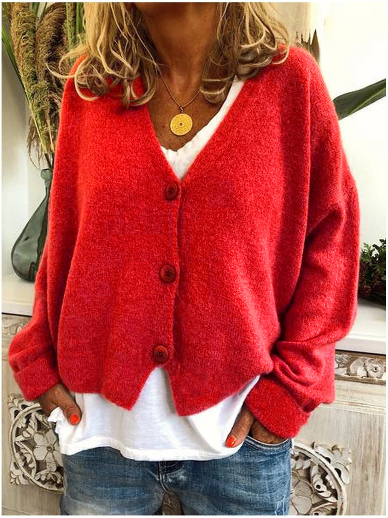 🔥SEULEMENT 36 RESTENT EN STOCK - MANTEAU FEMME EN LAINE DE COTON À COL ROND ET MANCHES LONGUES