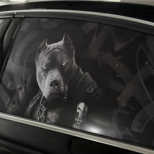 Autocollants animaux pour vitres de voiture