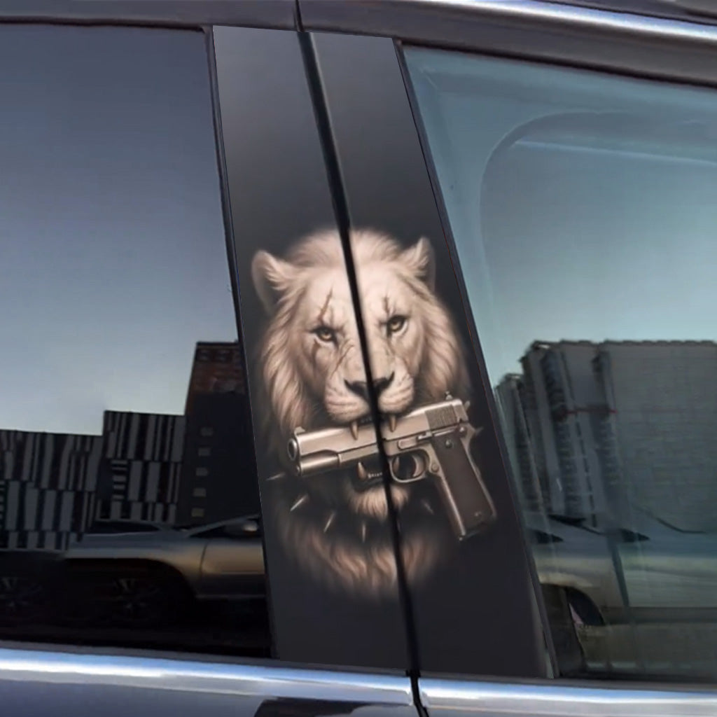 Lion Autotür-Aufkleber