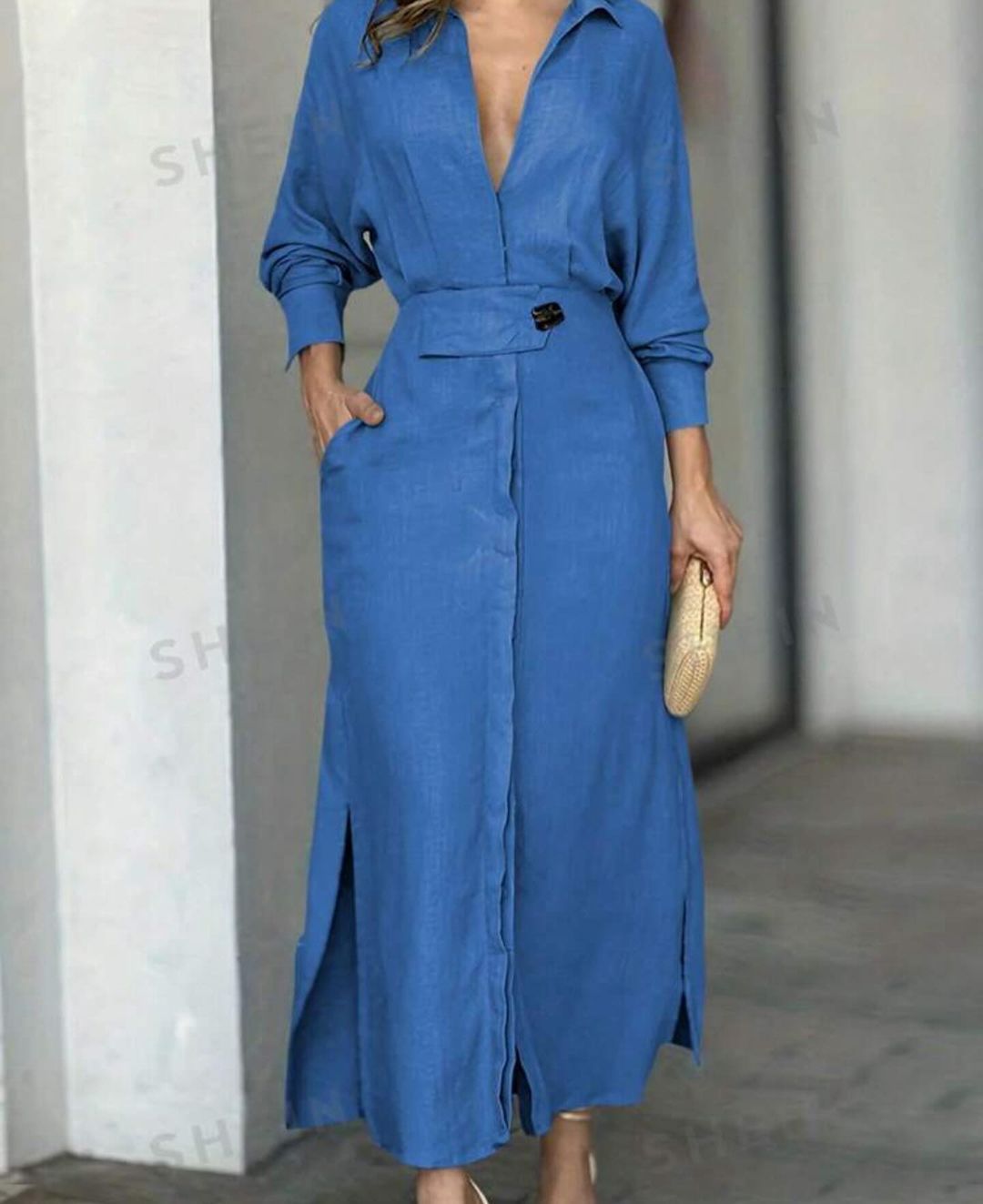 2025 Einfarbiges Maxikleid (aktualisierte Version)
