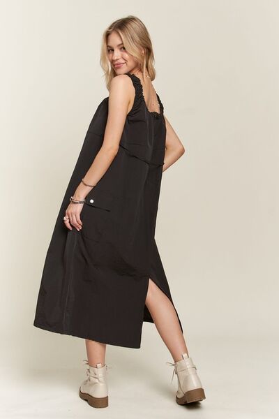 Robe Cargo ADORA Fendue à Cordon de Serrage