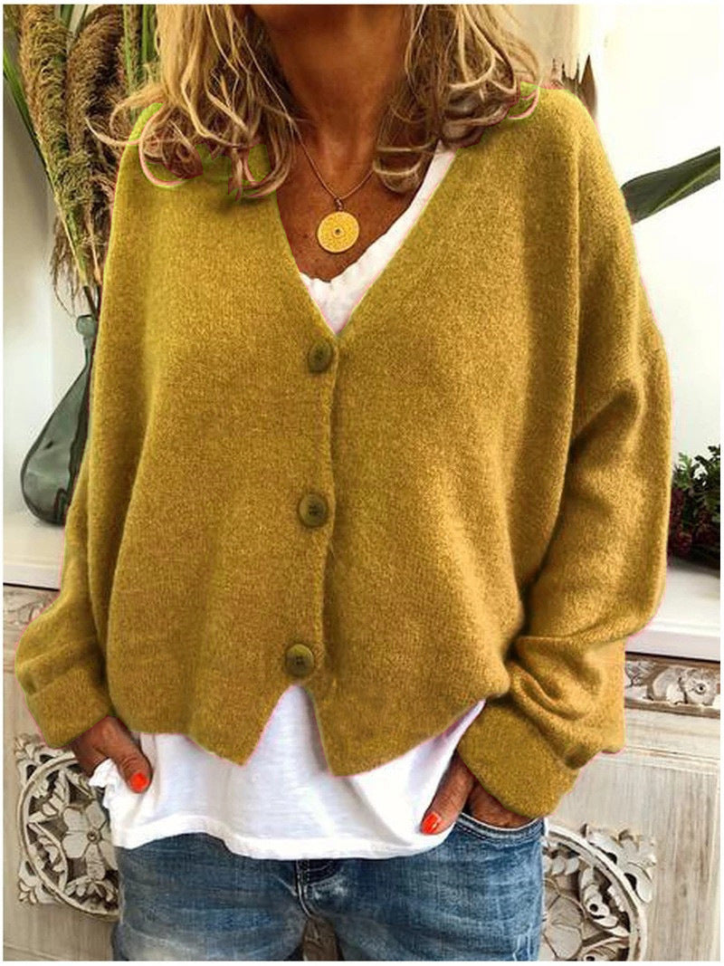 🔥SEULEMENT 36 RESTENT EN STOCK - MANTEAU FEMME EN LAINE DE COTON À COL ROND ET MANCHES LONGUES