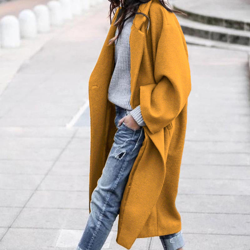🔥Plus que 36 en stock - Coupe-vent chaud rétro oversize décontracté de couleur unie