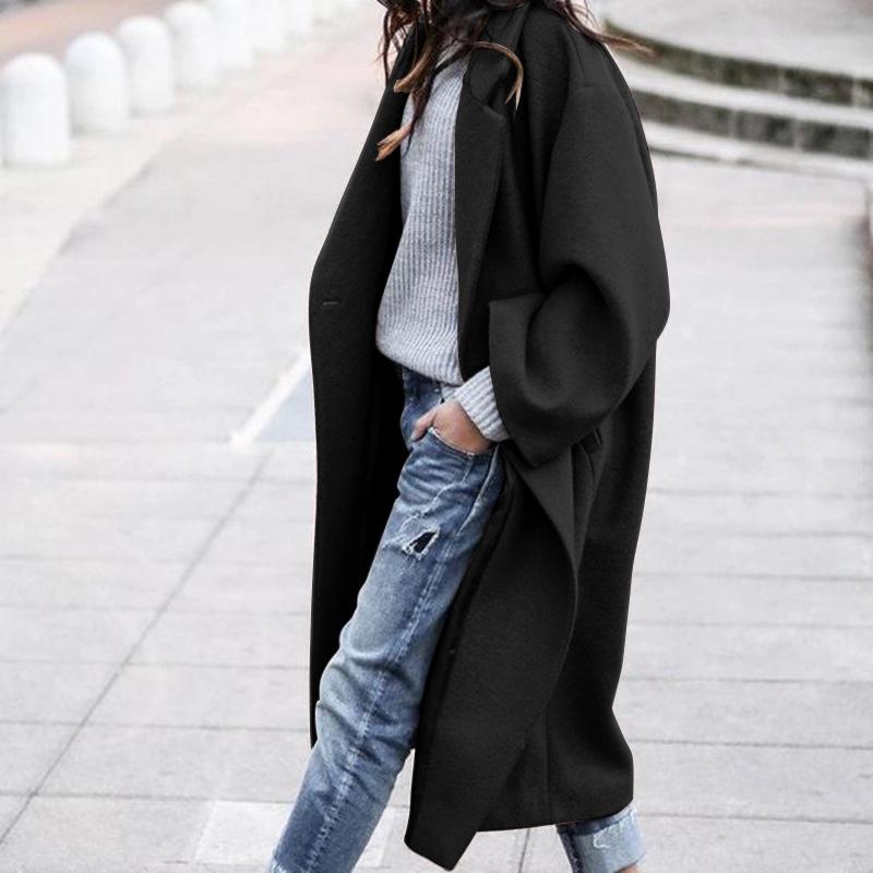 🔥Plus que 36 en stock - Coupe-vent chaud rétro oversize décontracté de couleur unie