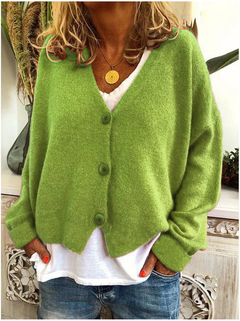 🔥SEULEMENT 36 RESTENT EN STOCK - MANTEAU FEMME EN LAINE DE COTON À COL ROND ET MANCHES LONGUES