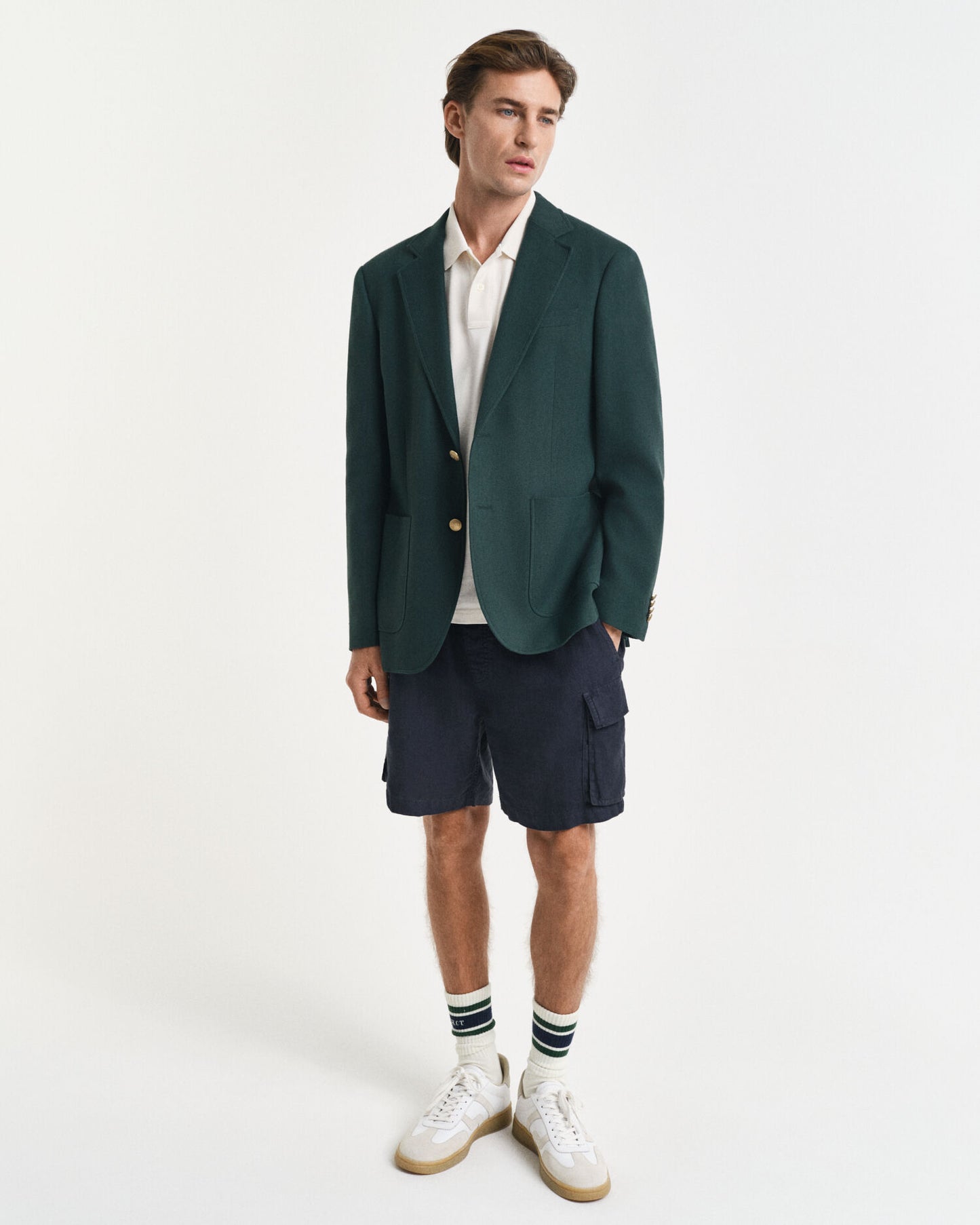 Slim Fit Cotton Club Blazer