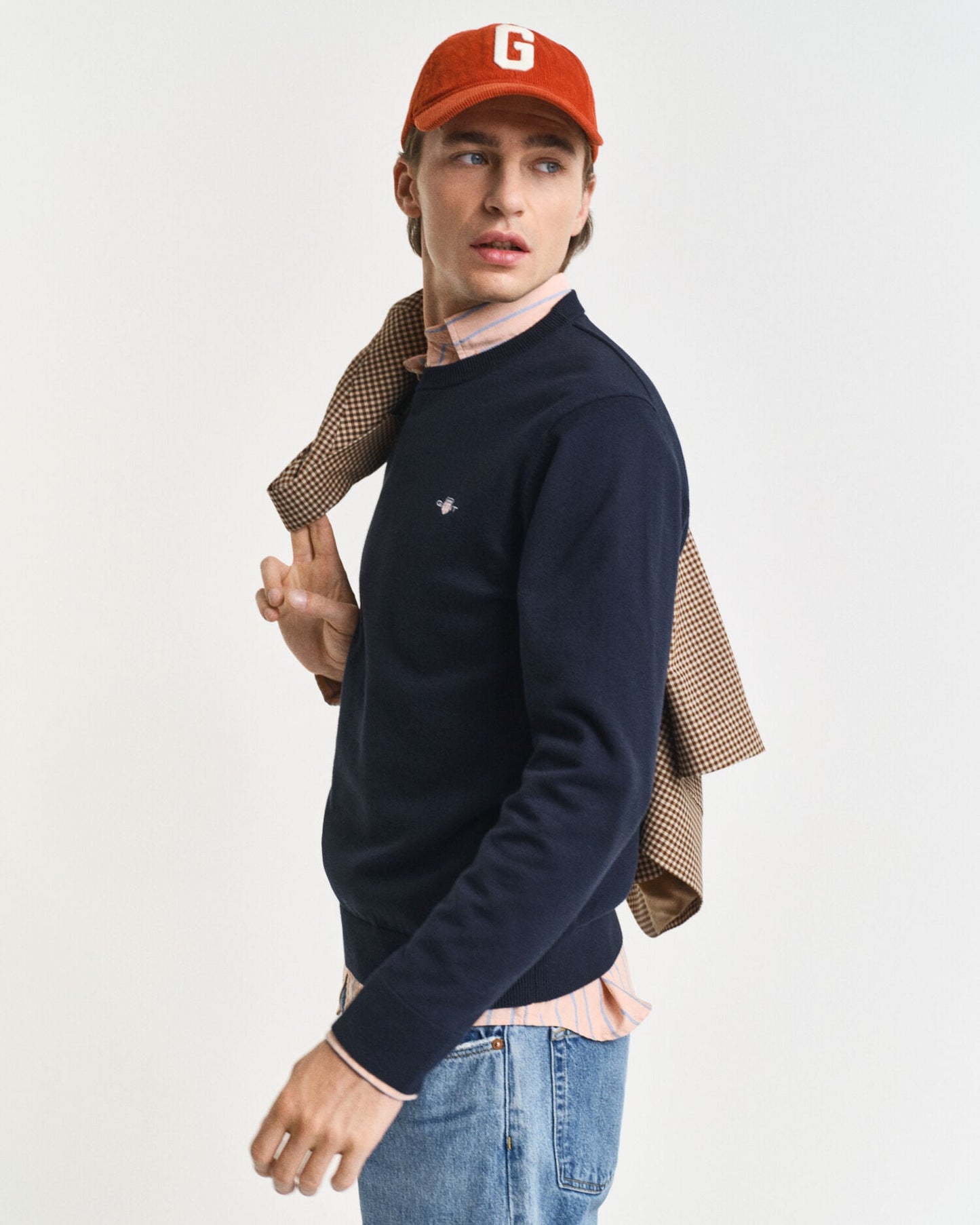Classic Cotton Crew Neck Sweater
