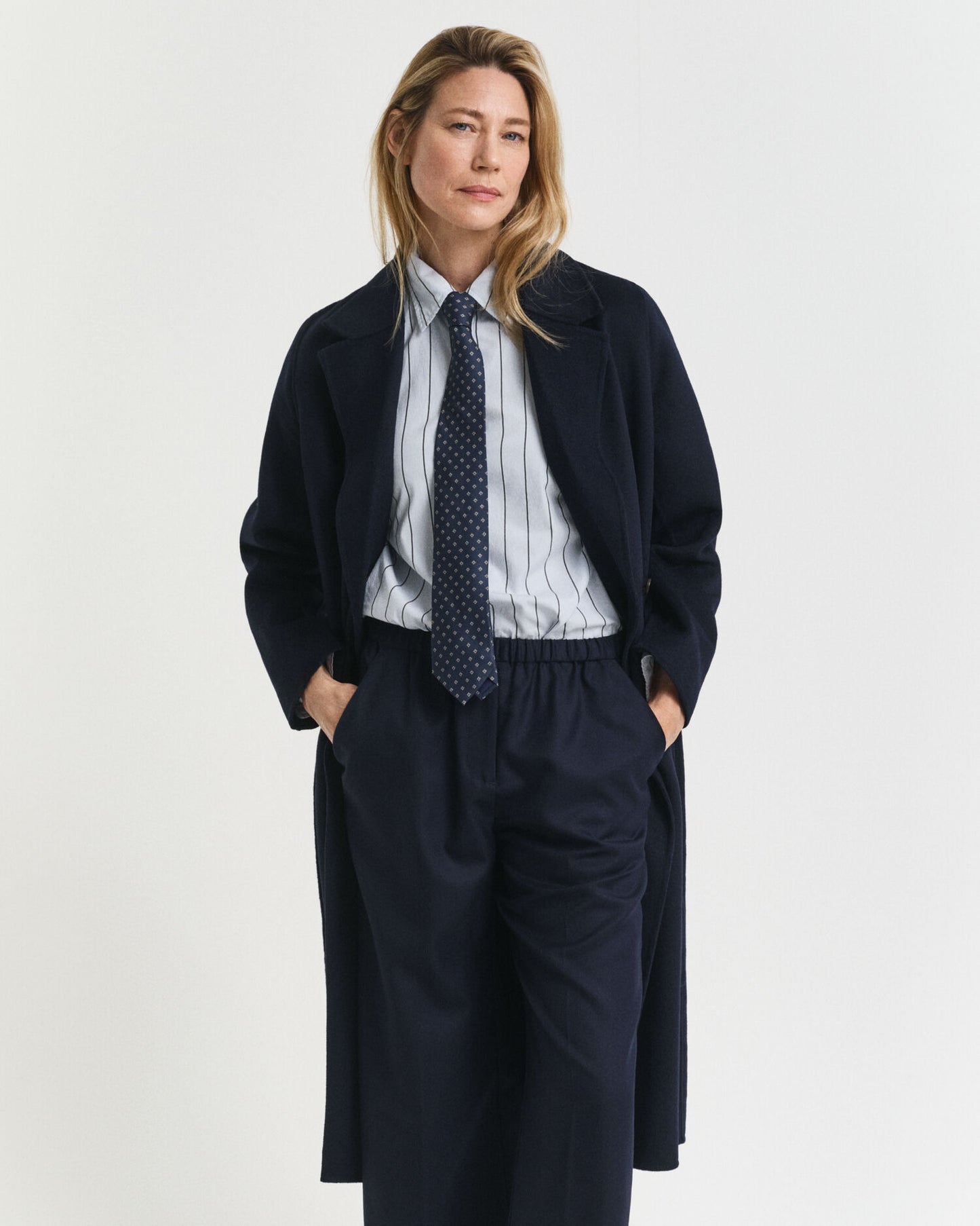 Handstitched Belted Coat