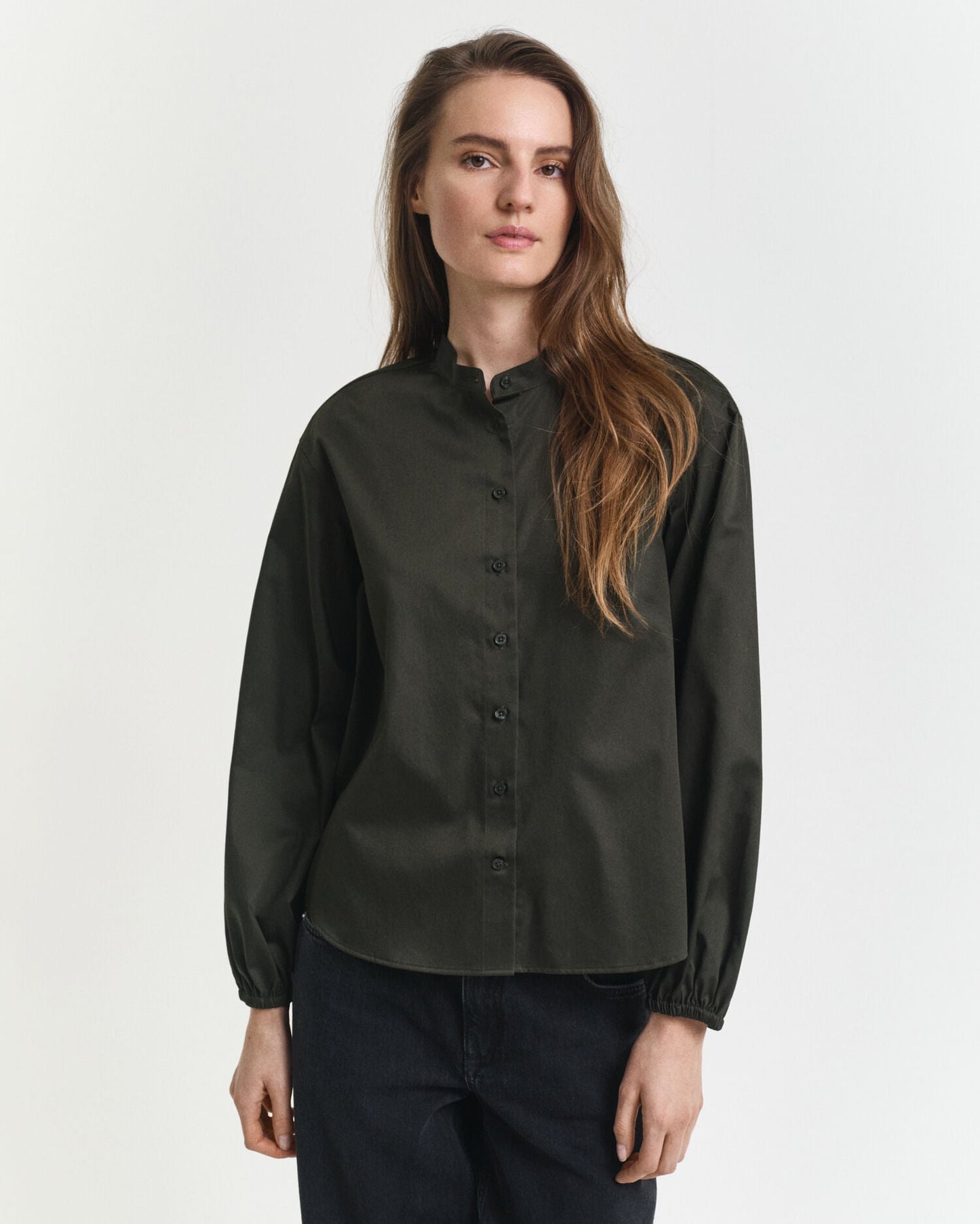 Cotton Satin Blouse