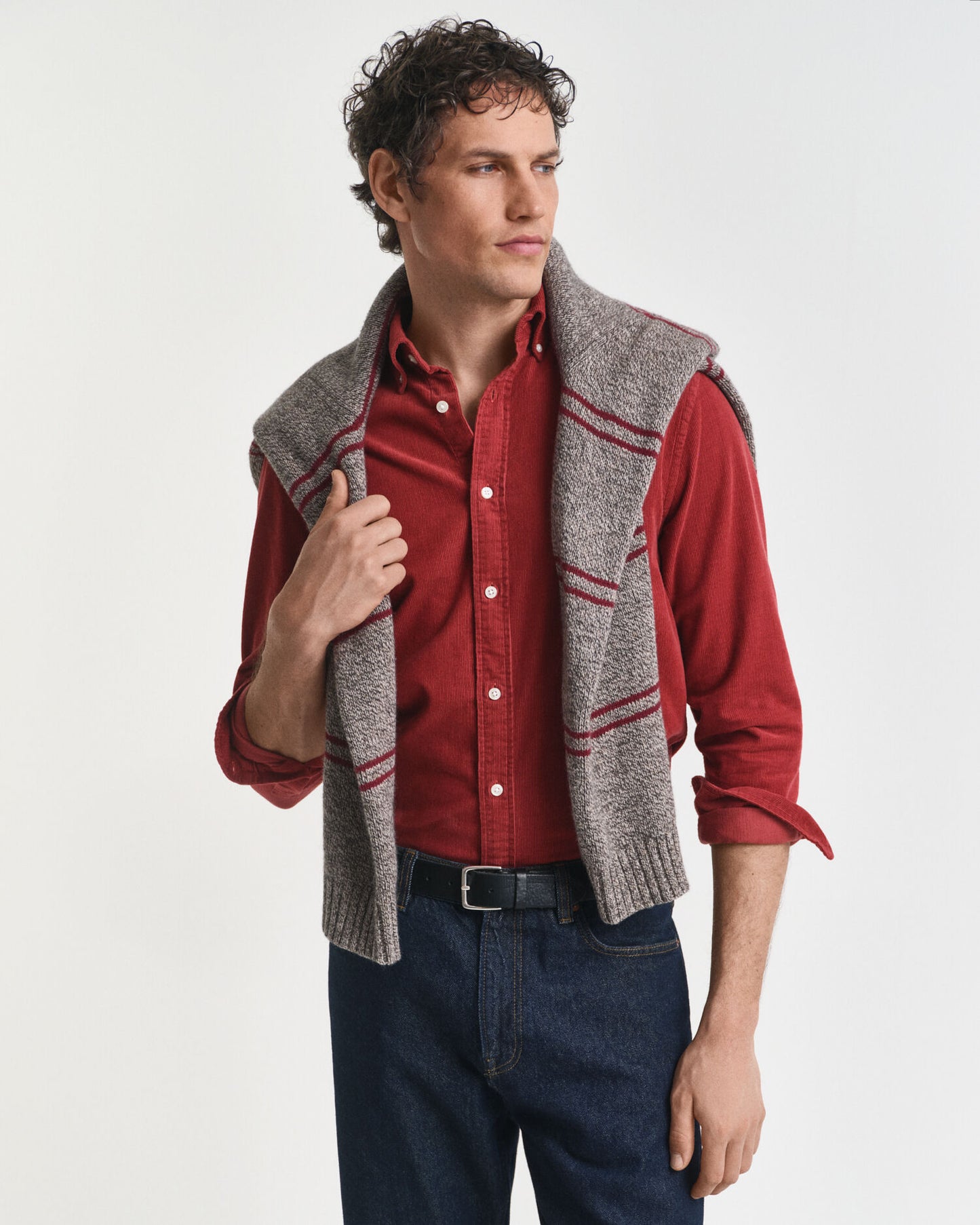 Regular Fit Cotton Corduroy Shirt