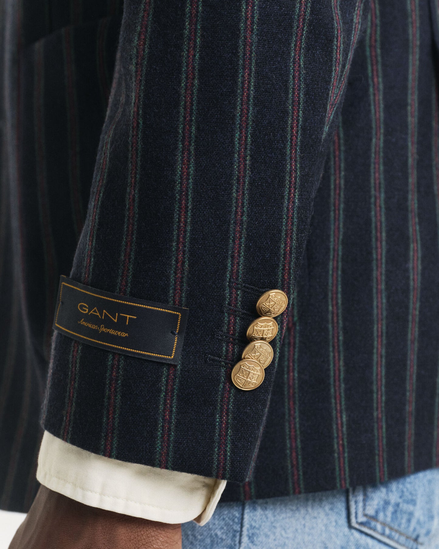 Striped Flannel Club Blazer